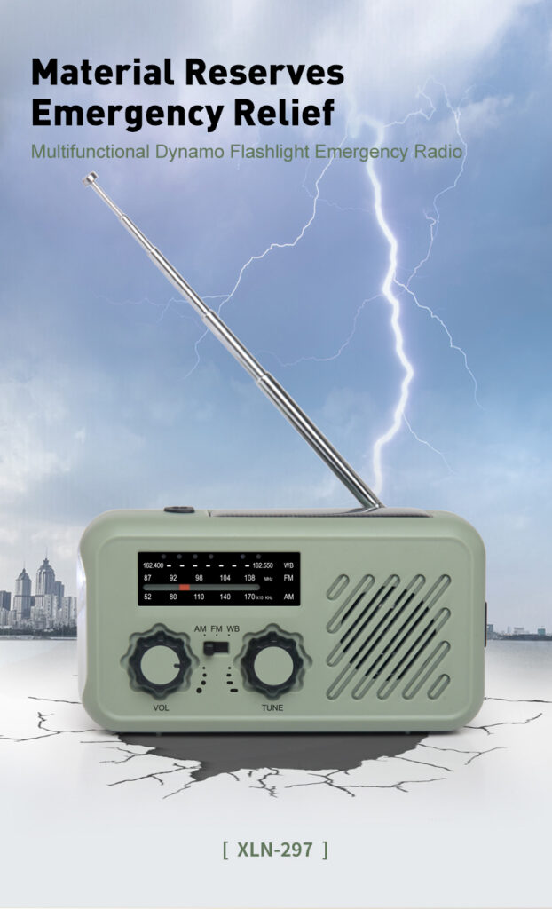 multifunctional emergency dynamo radio