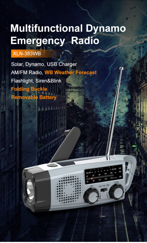 multifunctional emergency dynamo radio